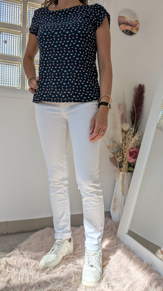 Blouse géométrique - Promod - 38