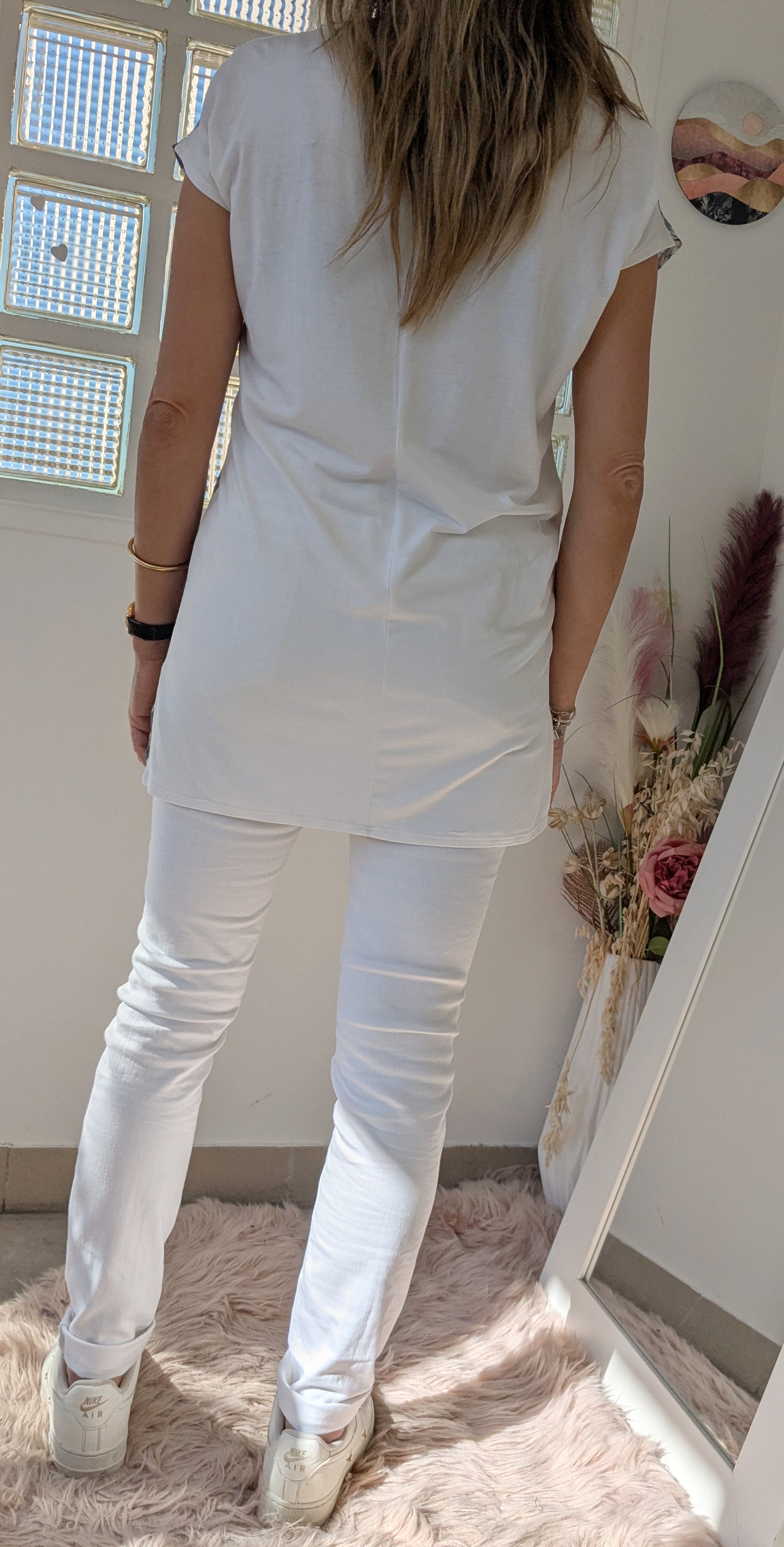 Jeans slim blanc - Promod - 38