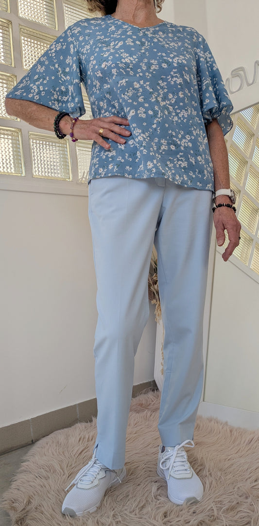 Blouse ciel fleurie - Shein - 34/36