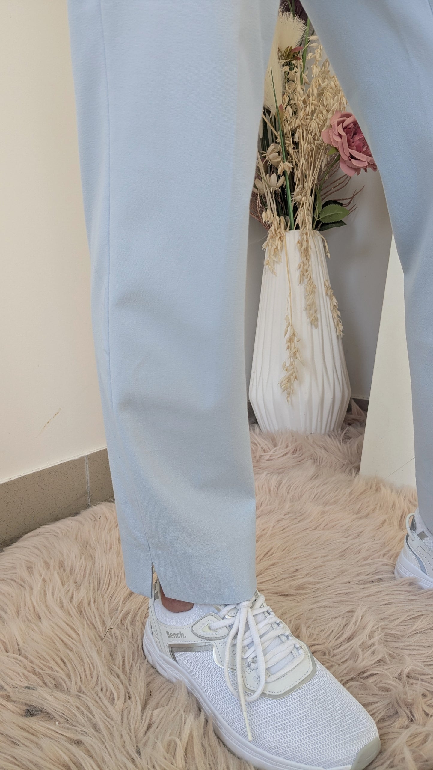 Pantalon costume bleu ciel - Zara - 36