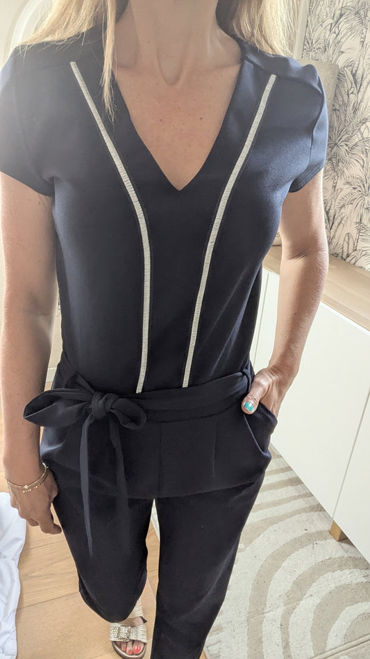 Combinaison pantalon marine - Morgan - 34