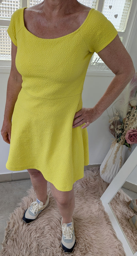 Robe jaune intense - Pull & Bear - 38/40