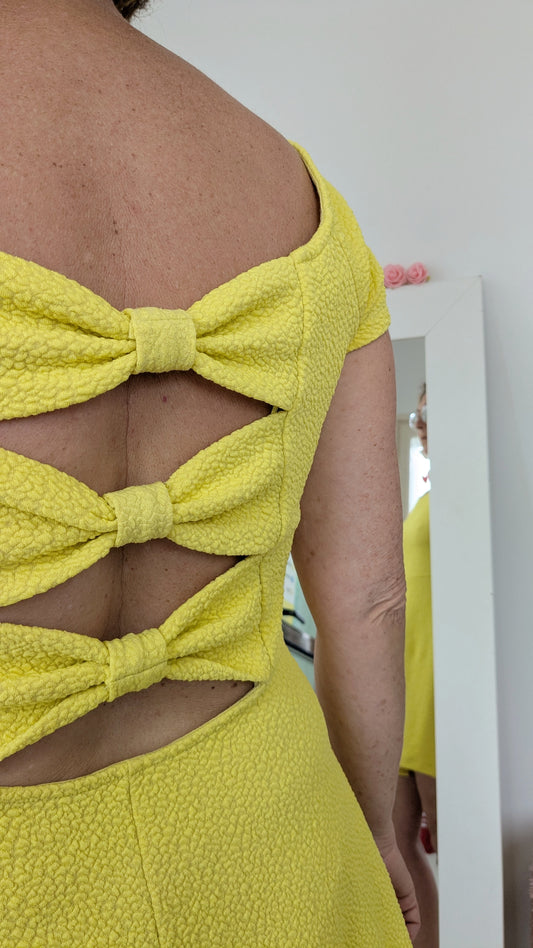 Robe jaune intense - Pull & Bear - 38/40