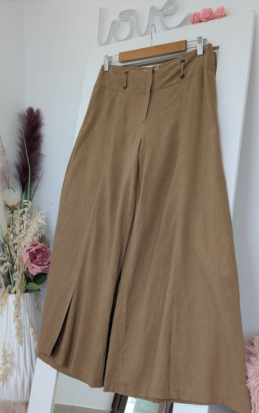 Pantalon lin camel - Jacqueline Riu - 40