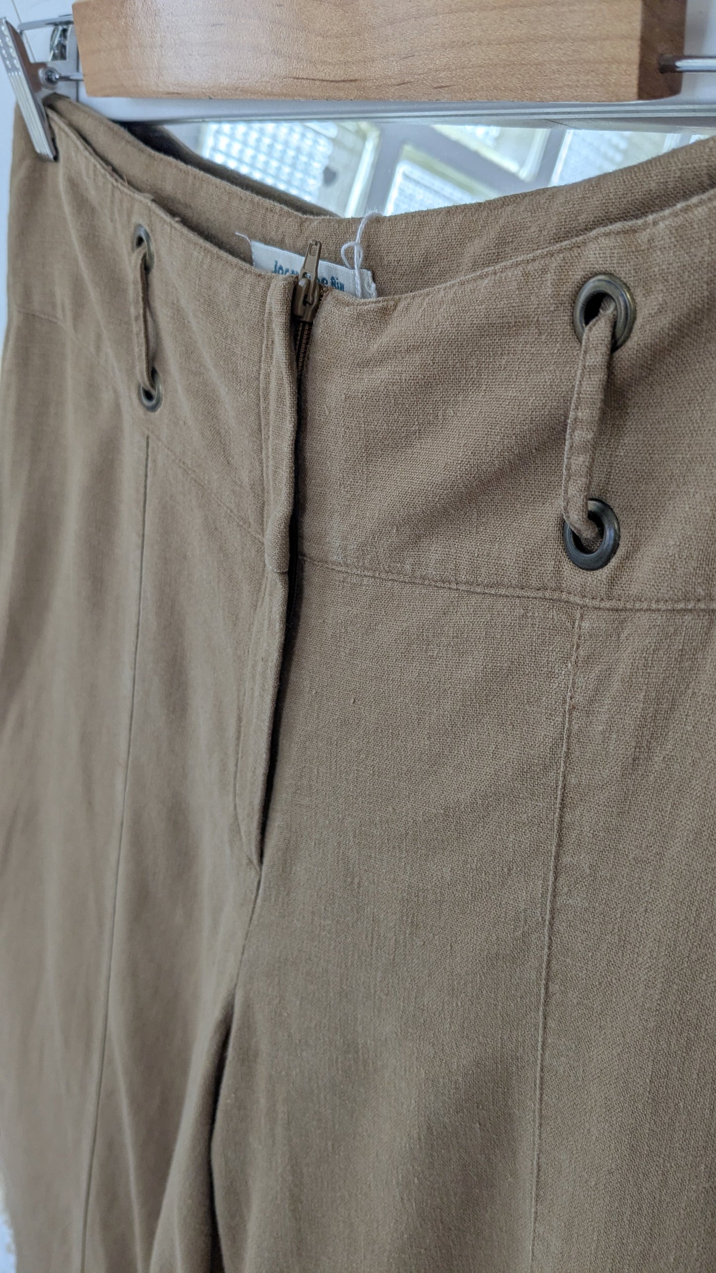 Pantalon lin camel - Jacqueline Riu - 40