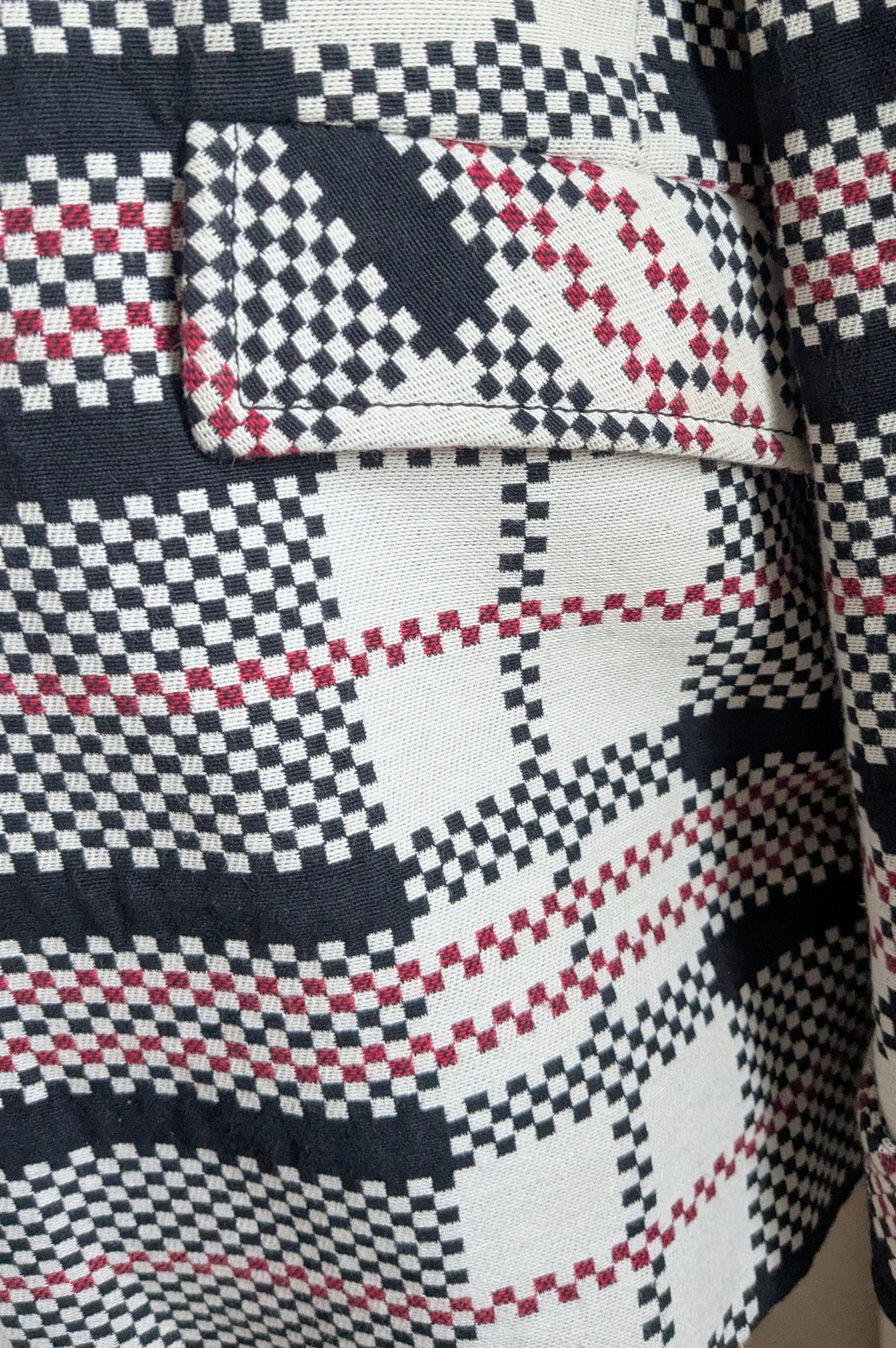 Veste mi-saison carreaux - Zara - 34