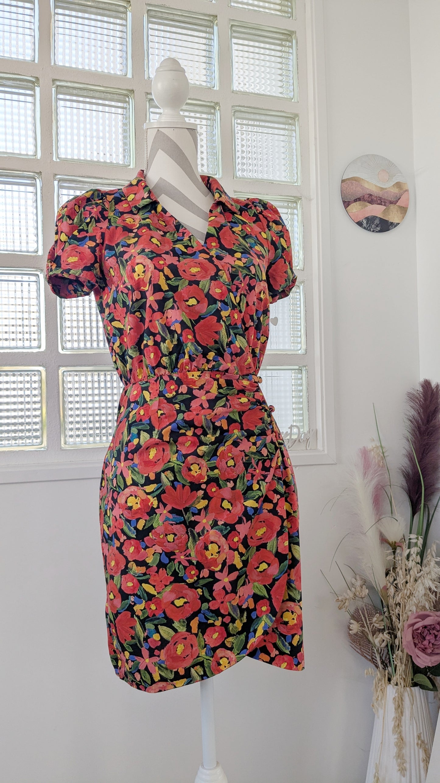 Robe fleurie coquelicot - Nafnaf - 36