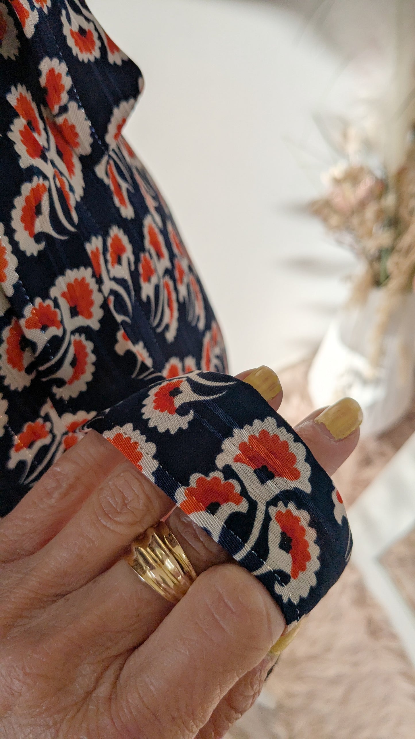 Robe fleurie marine - By one - 36/38