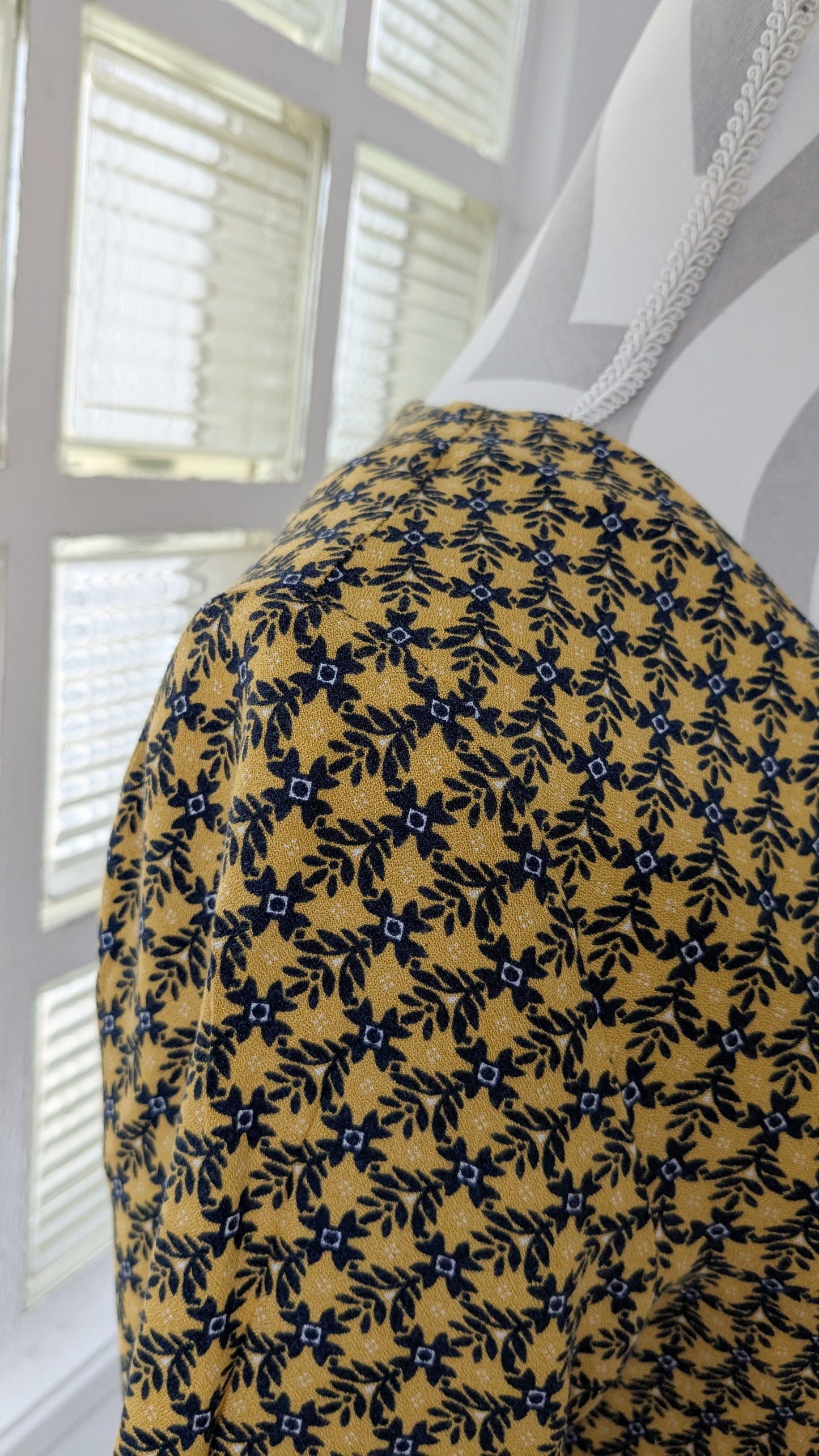 Robe moutarde froncée - Promod - 38