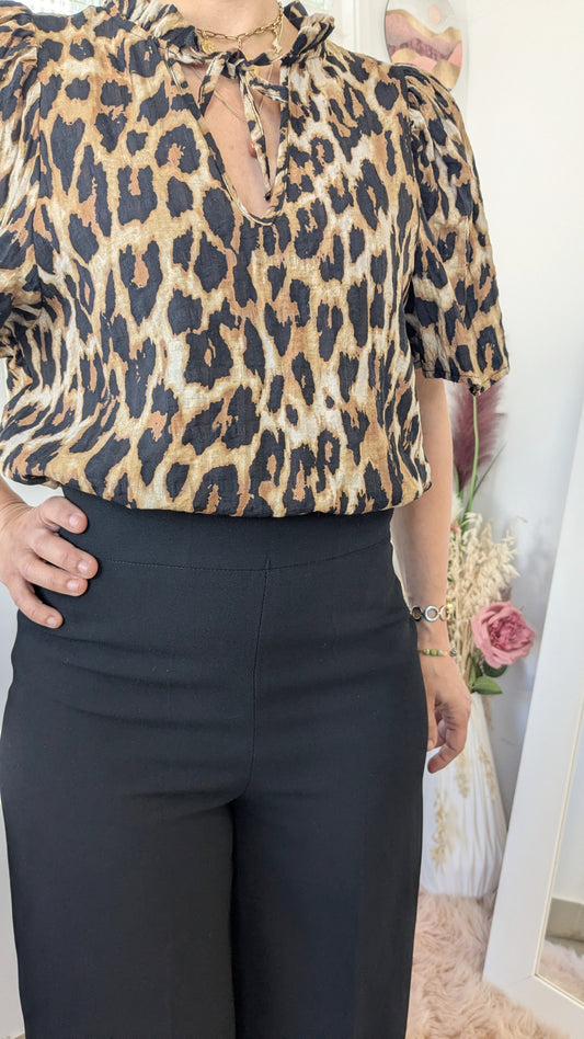 Blouse léopard smokée - Shoeby - 36