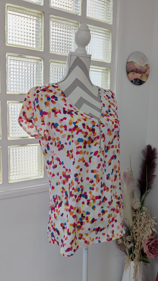 Blouse colorée pois - Grain de Malice - 38