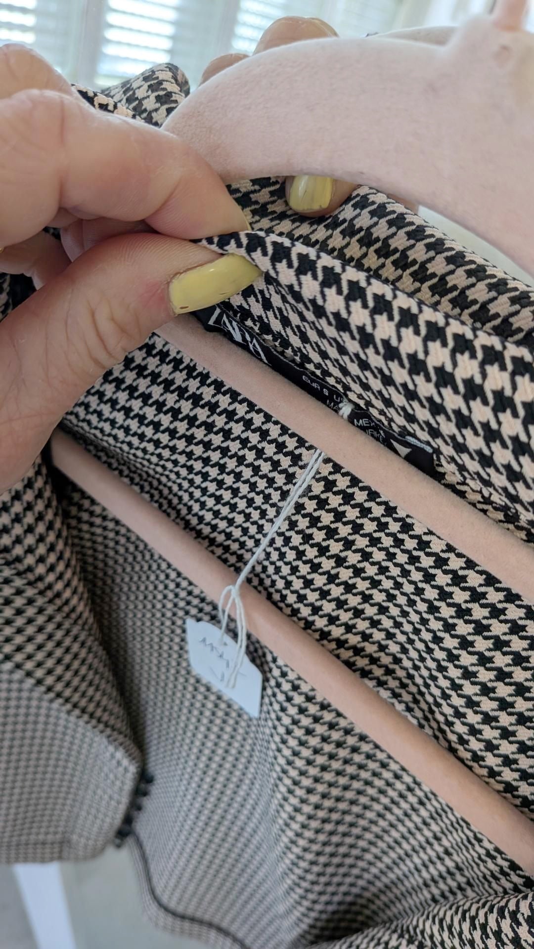 Veste a carreaux - Zara - 36