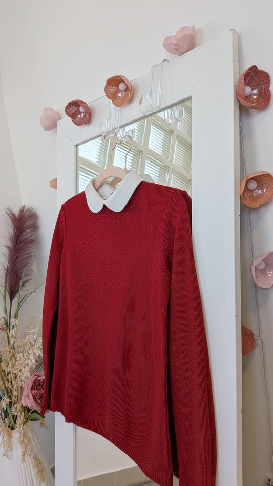 Pull claudine rouge - Cache Cache - 36