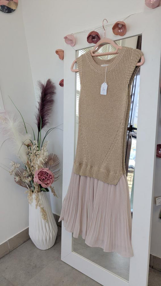 Robe Nude et Dorée - PROMOD - 34