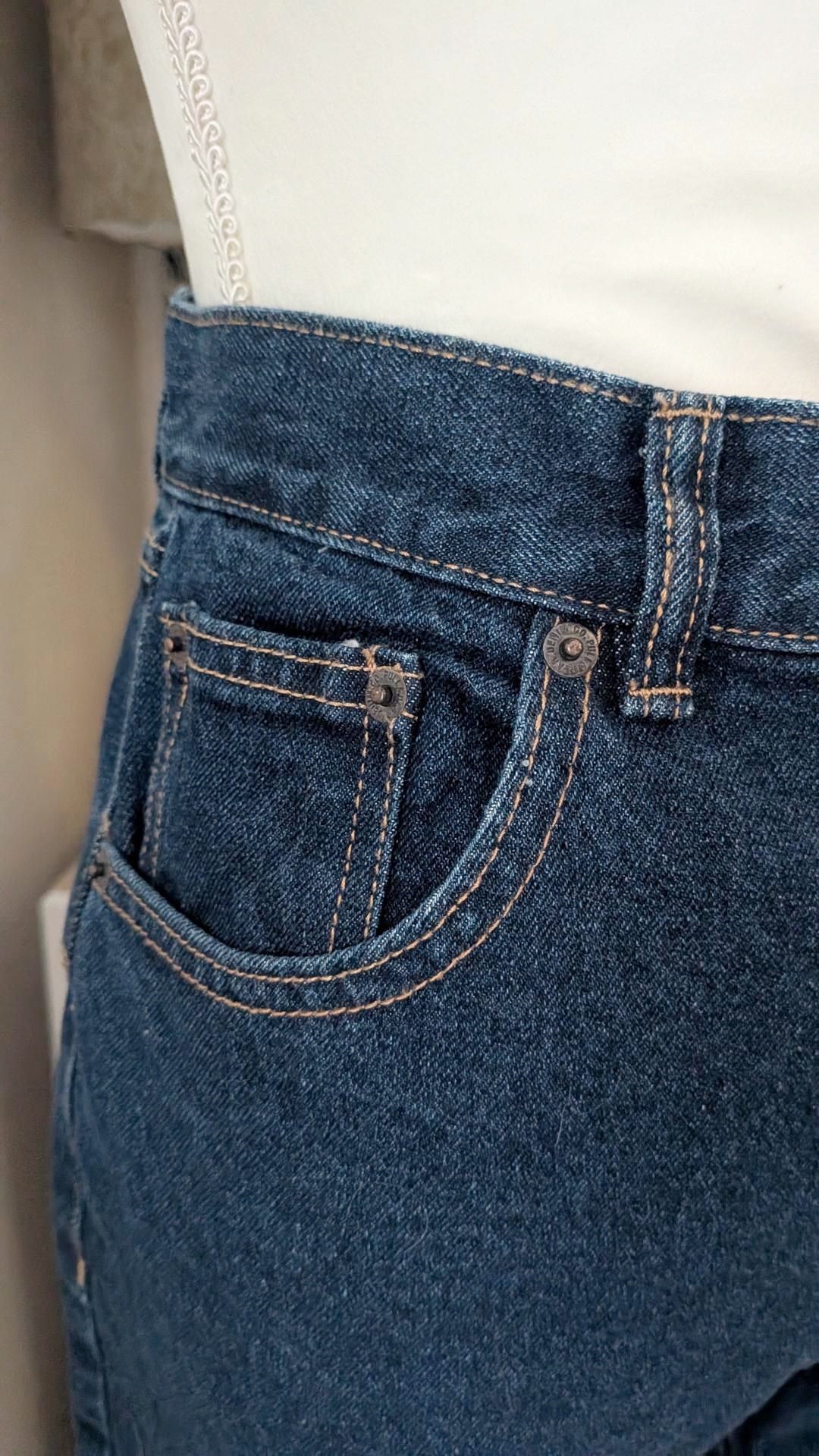 Jean mom bleu denim - Pull&Bear - 42