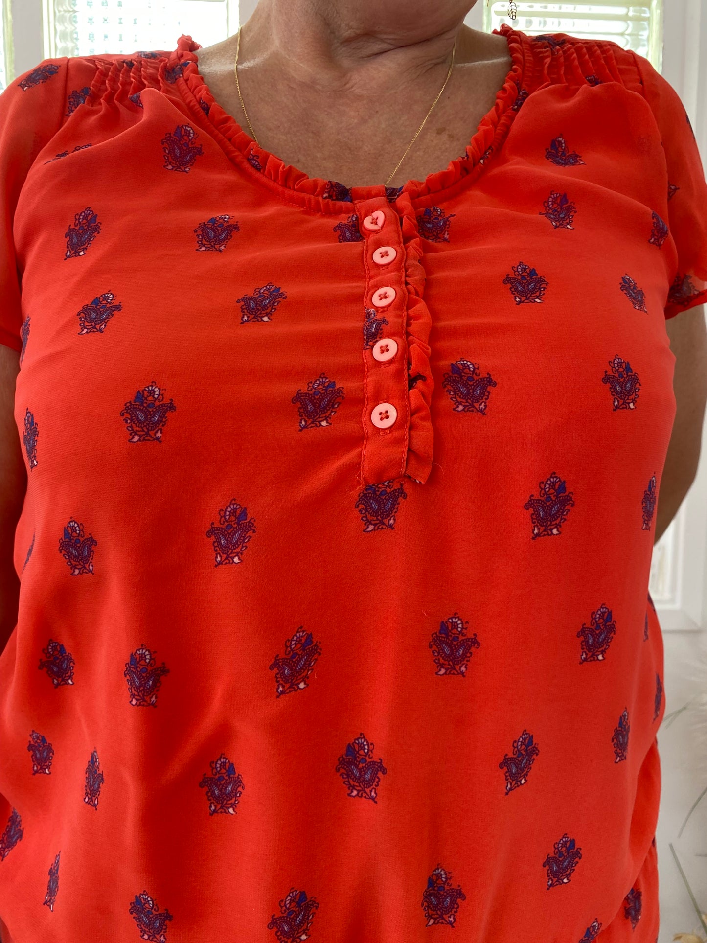 Robe corail ethnique - La Redoute - 42