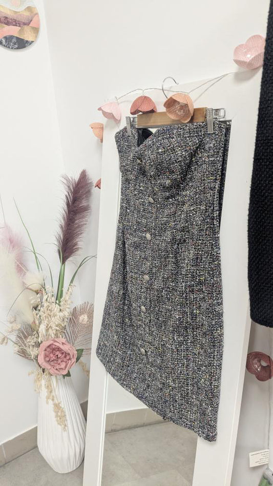 Robe courte bustier sans bretelles - Saint Genies - 42