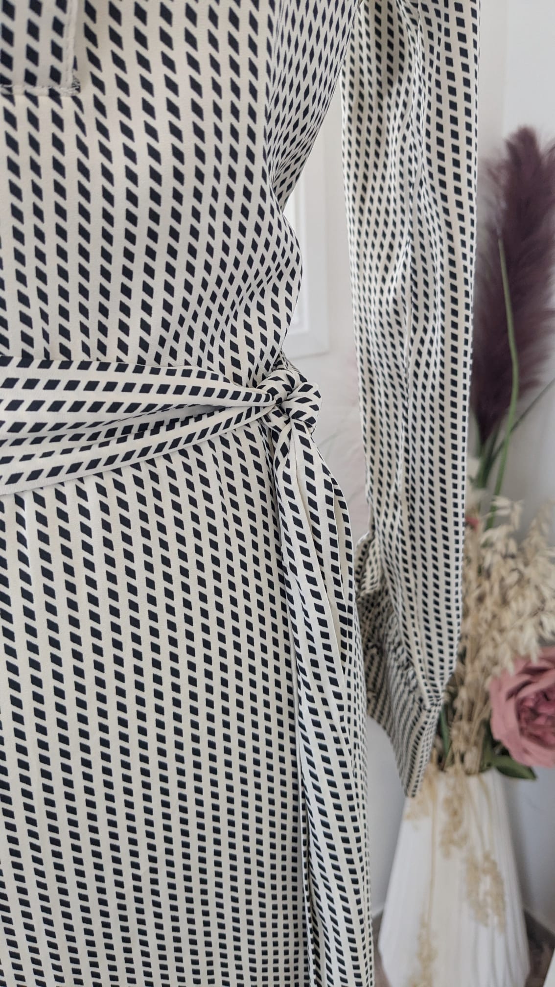 Robe longue graphique - H&M - 36