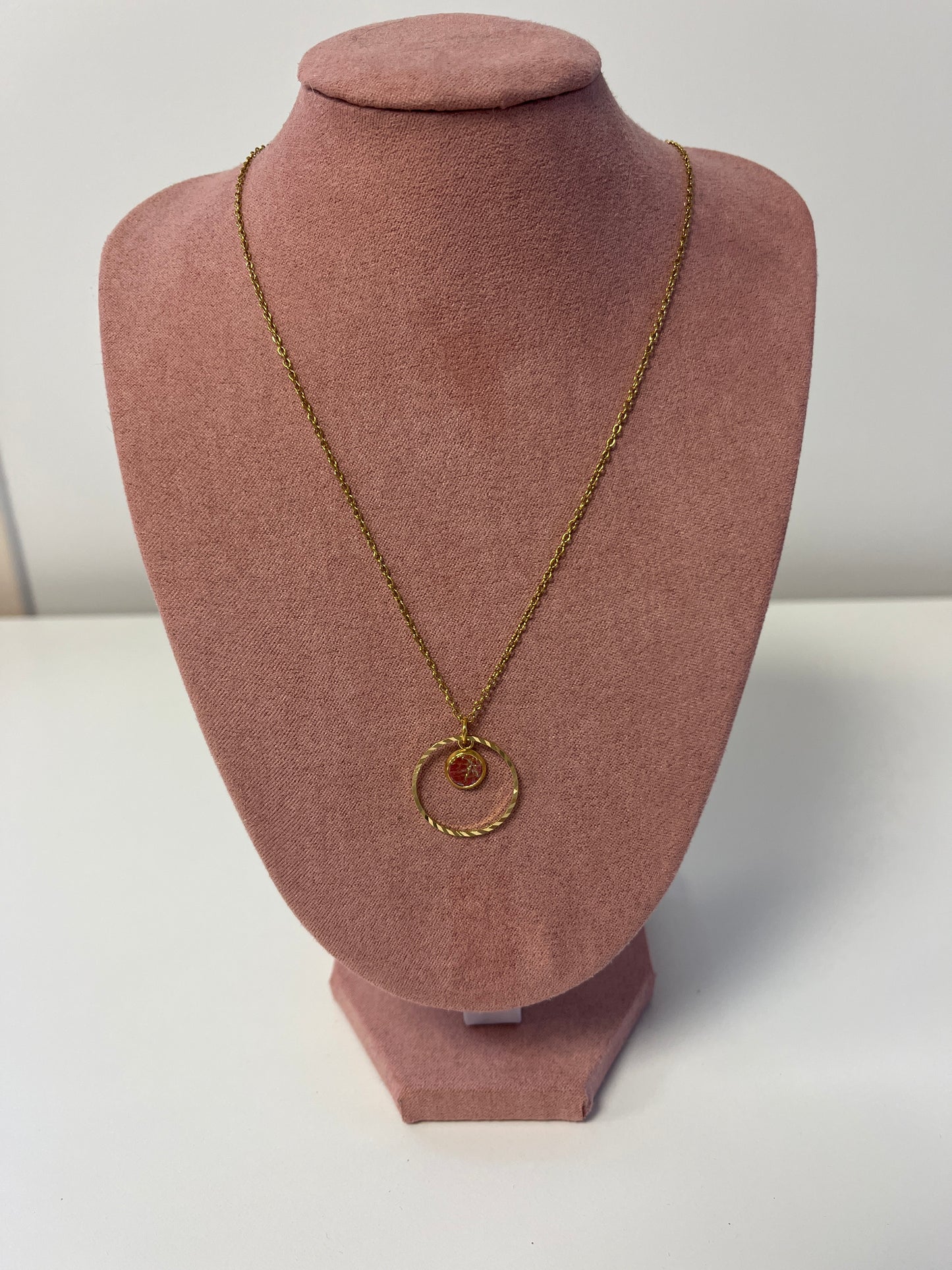 Bijoux Collier Création Jeanne&Jo Caméléon