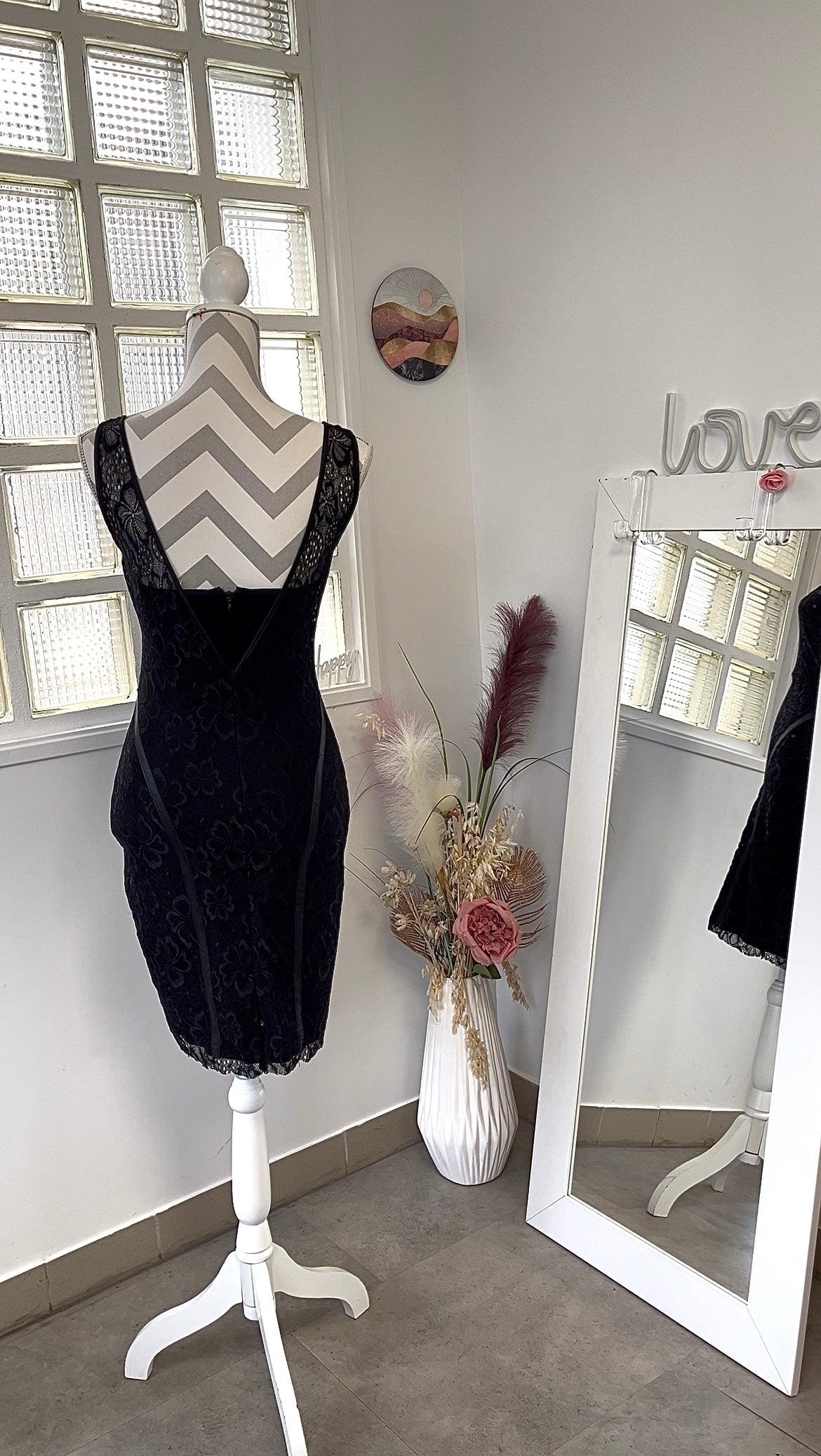 Robe noir dentelle - Morgan - 34