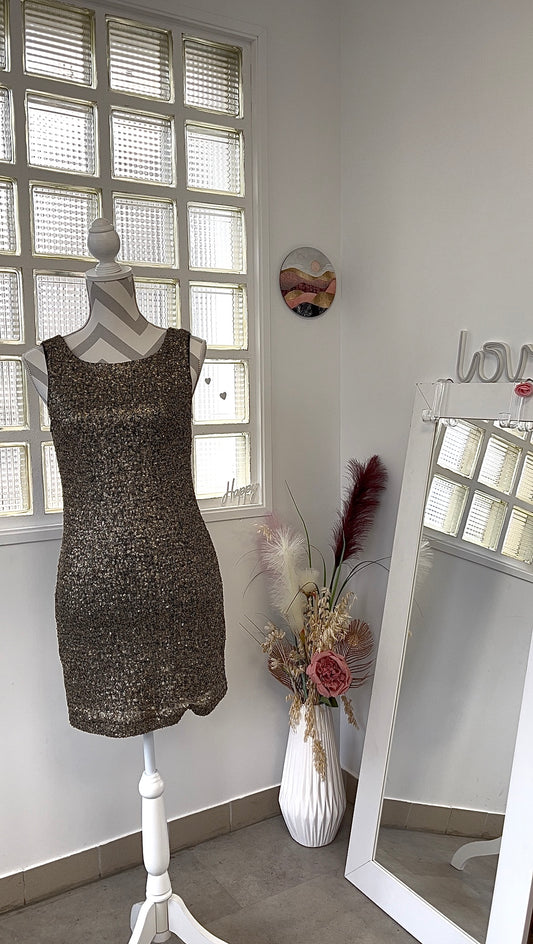 Robe sequin - Pull & Bear - 34/36