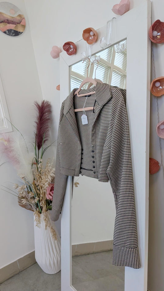 Veste a carreaux - Zara - 36