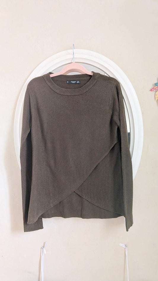 Pull kaki asymétrique - Mango - 36