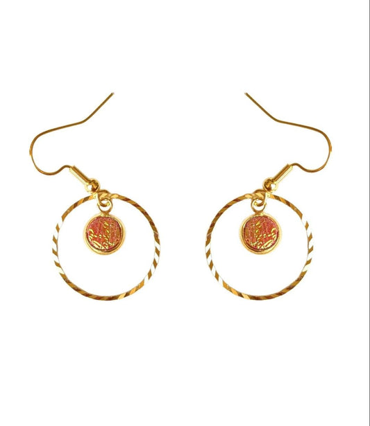 Bijoux Boucles d’oreilles Création Jeanne&Jo Caméléon