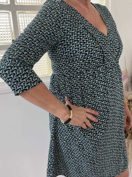 Robe bohème graphique - Promod - 40