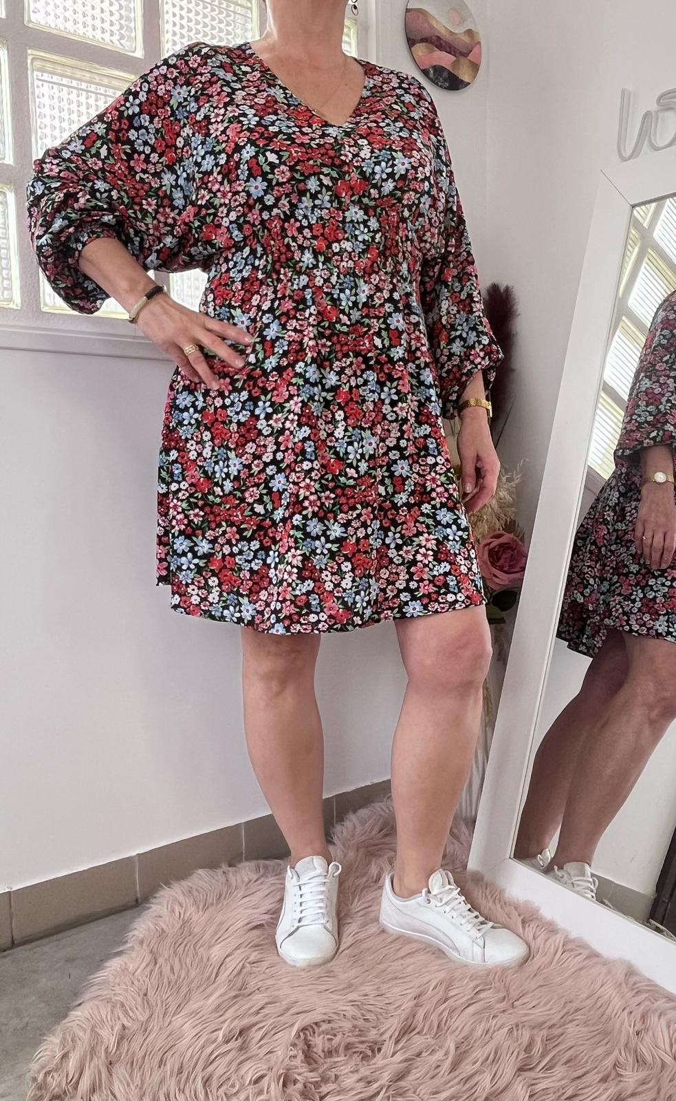 Robe smokée fleurie - Only - 42