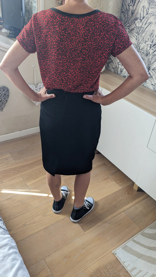 Jupe crayon noire - Claude de Saivre - 38