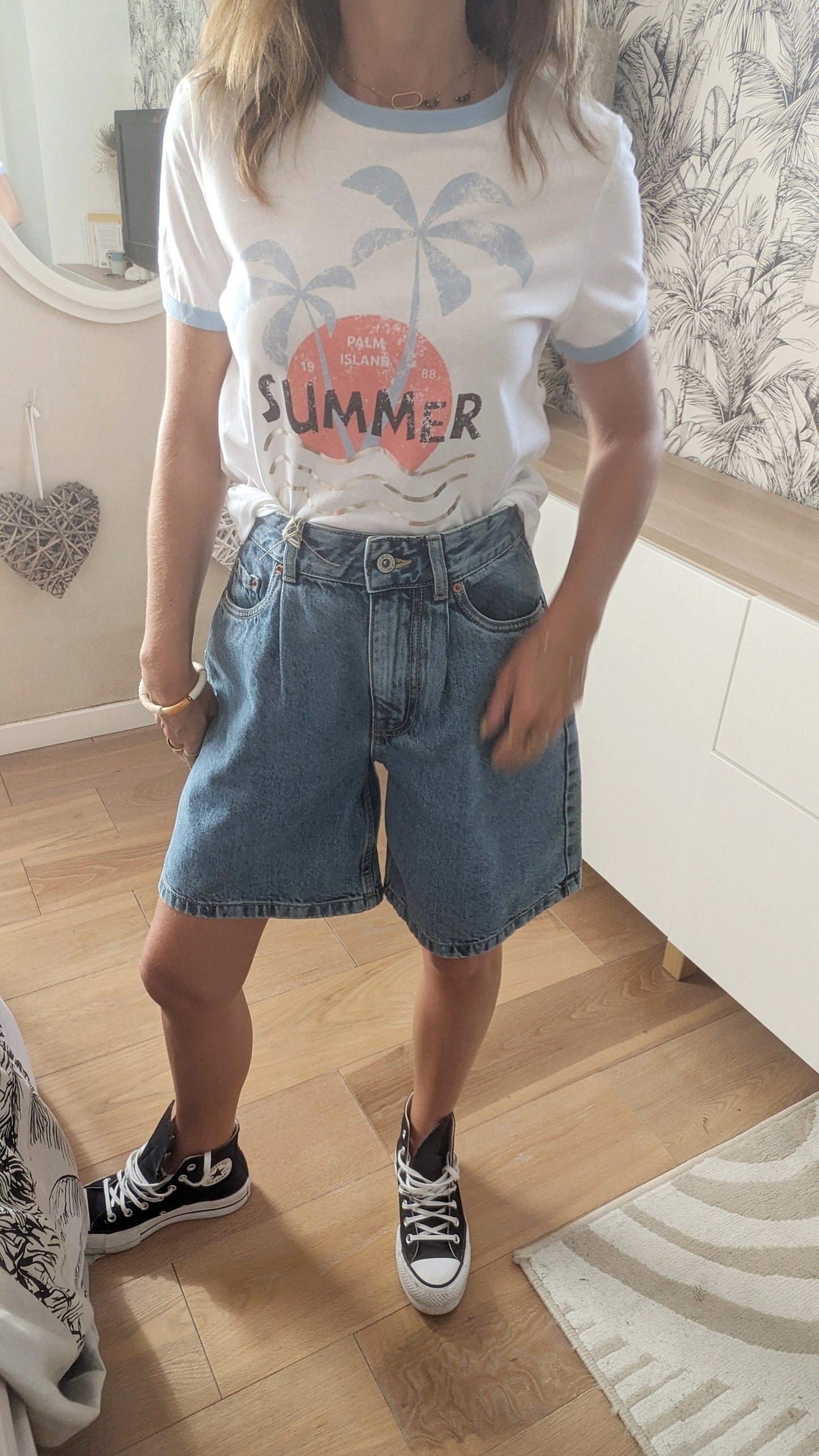 Neuf T-shirt summer - Camaïeu - 36
