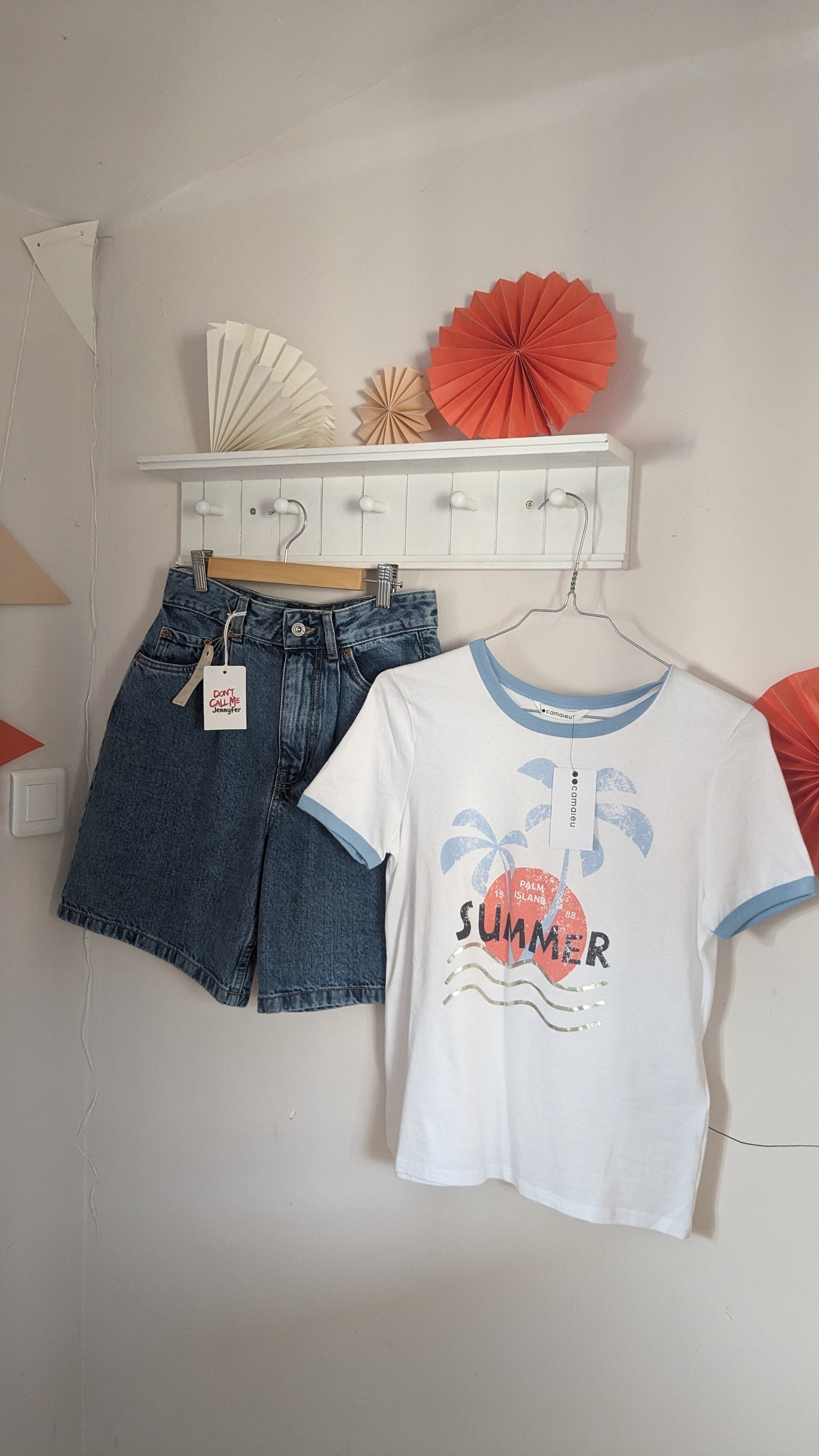 Neuf T-shirt summer - Camaïeu - 36