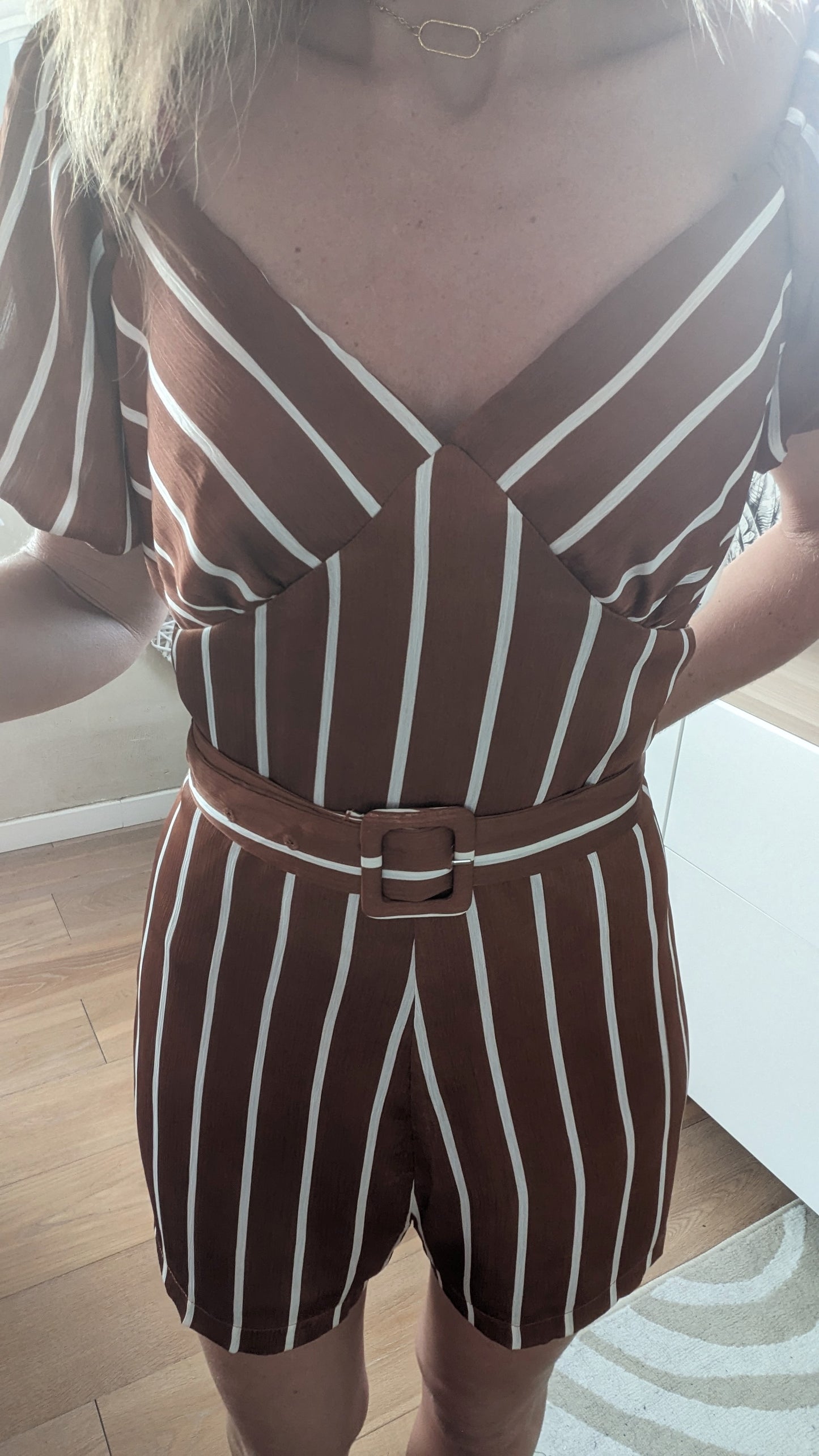 Neuve combi-short rayée - Liena - 36/38