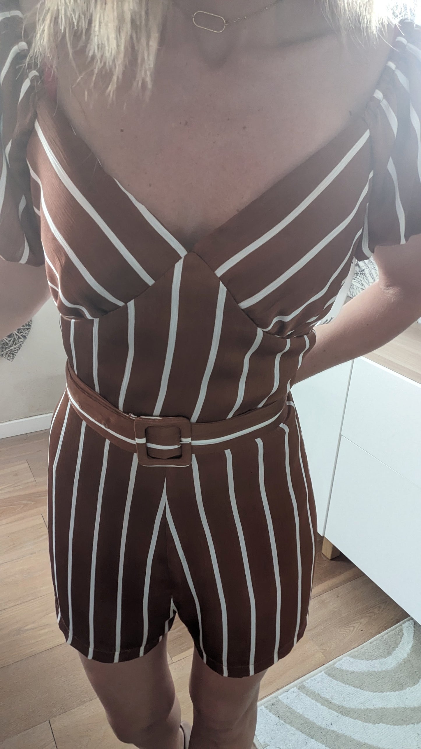 Neuve combi-short rayée - Liena - 36/38