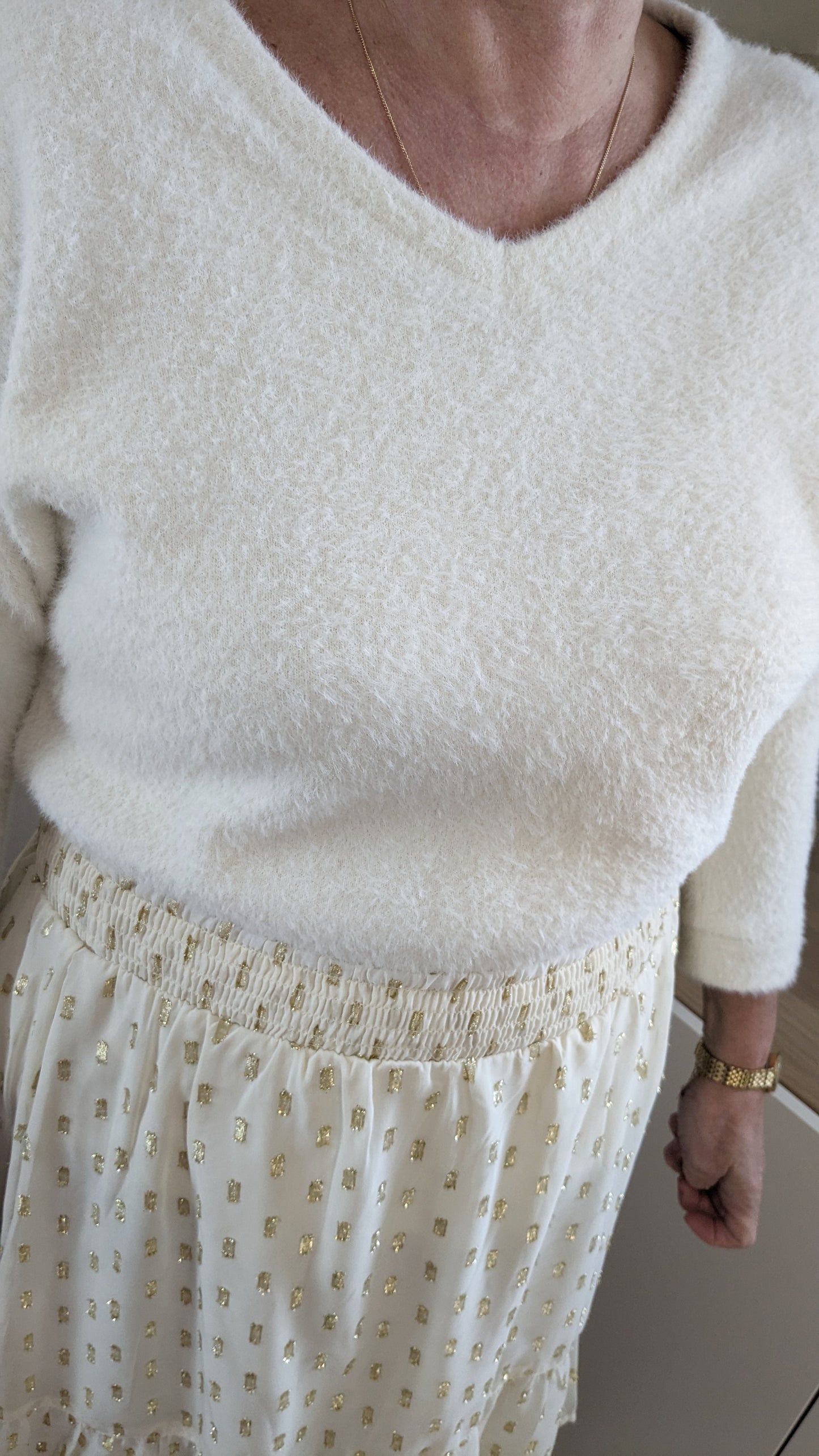 Neuve jupe dorée - Kiabi - 42