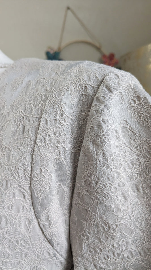 Robe dentelle beige - Créaline - 46