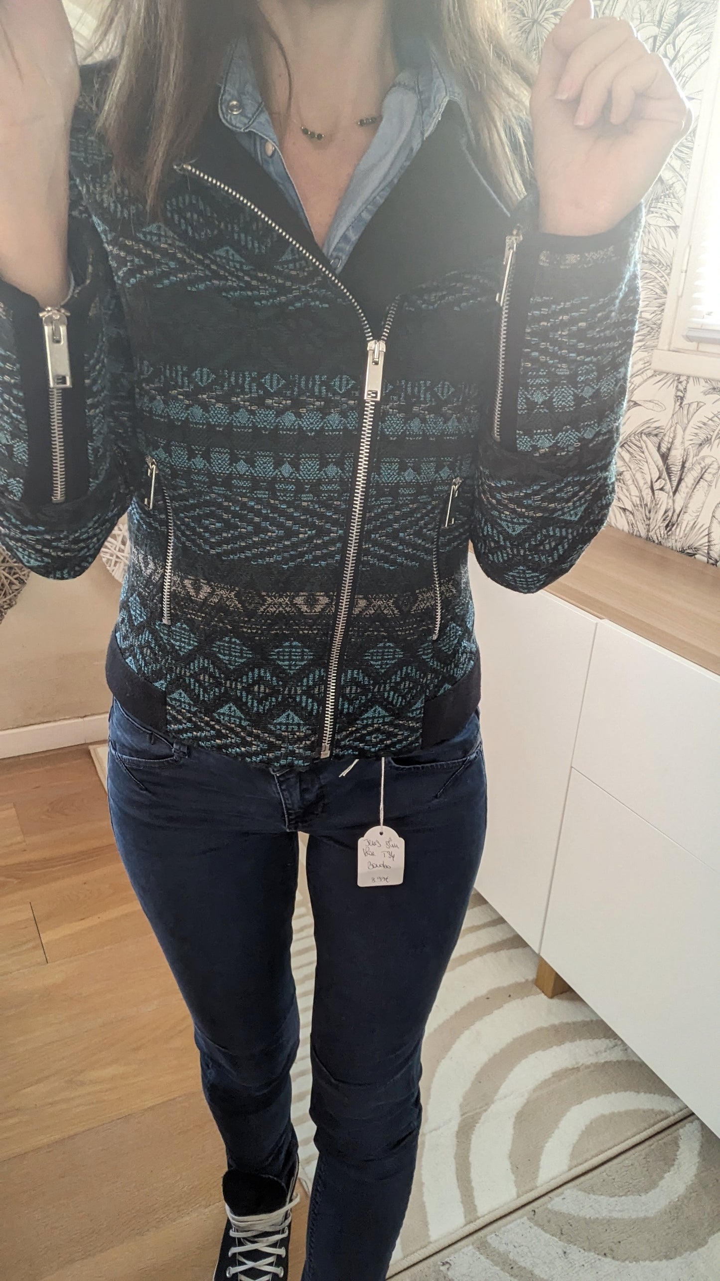 Veste courte ethnique - Etam - 34