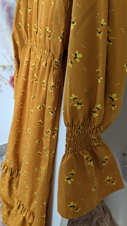 Robe longue moutarde - Collection u - 42