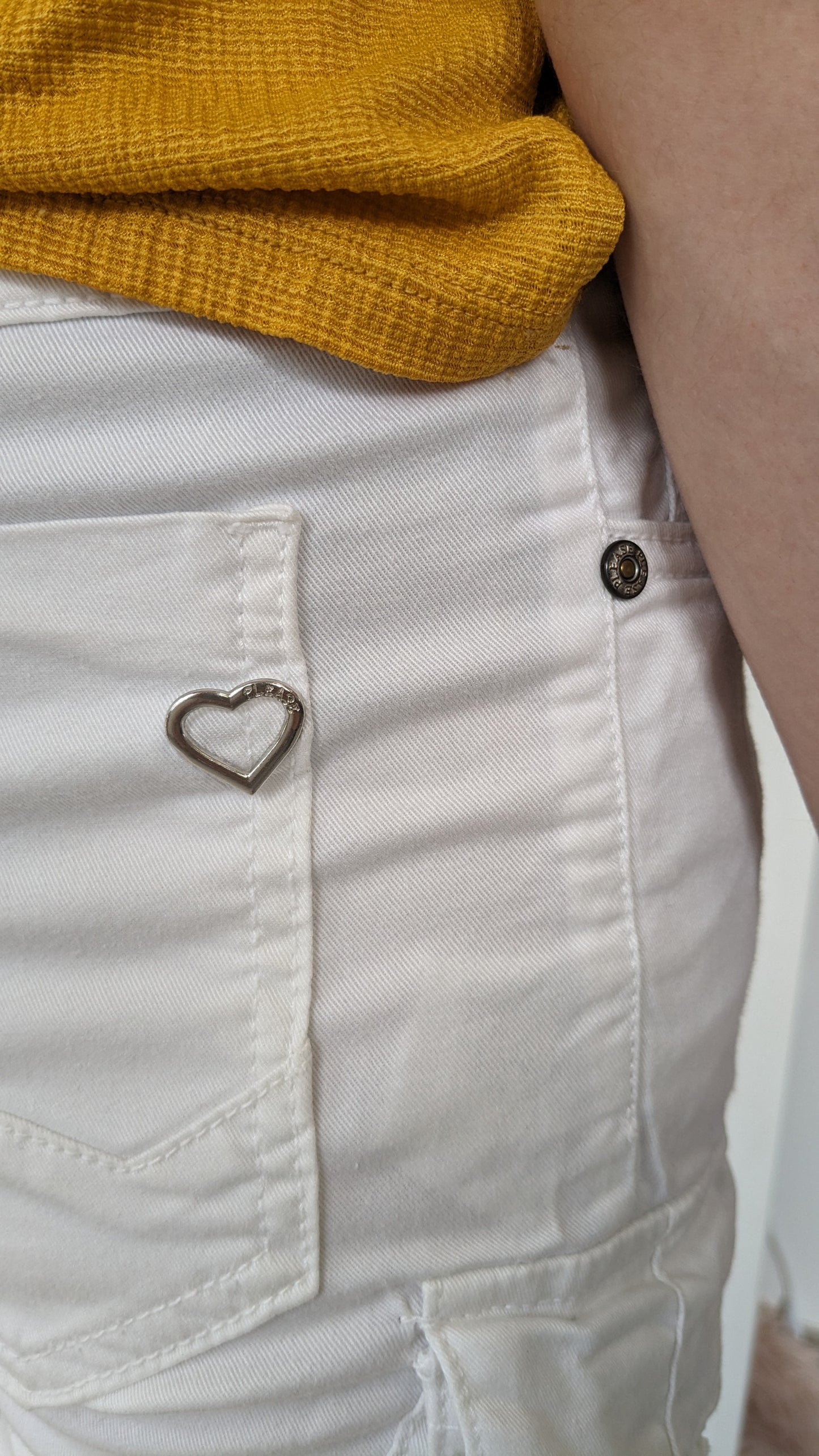 Jeans cargo 7/8 ème - Please - 36
