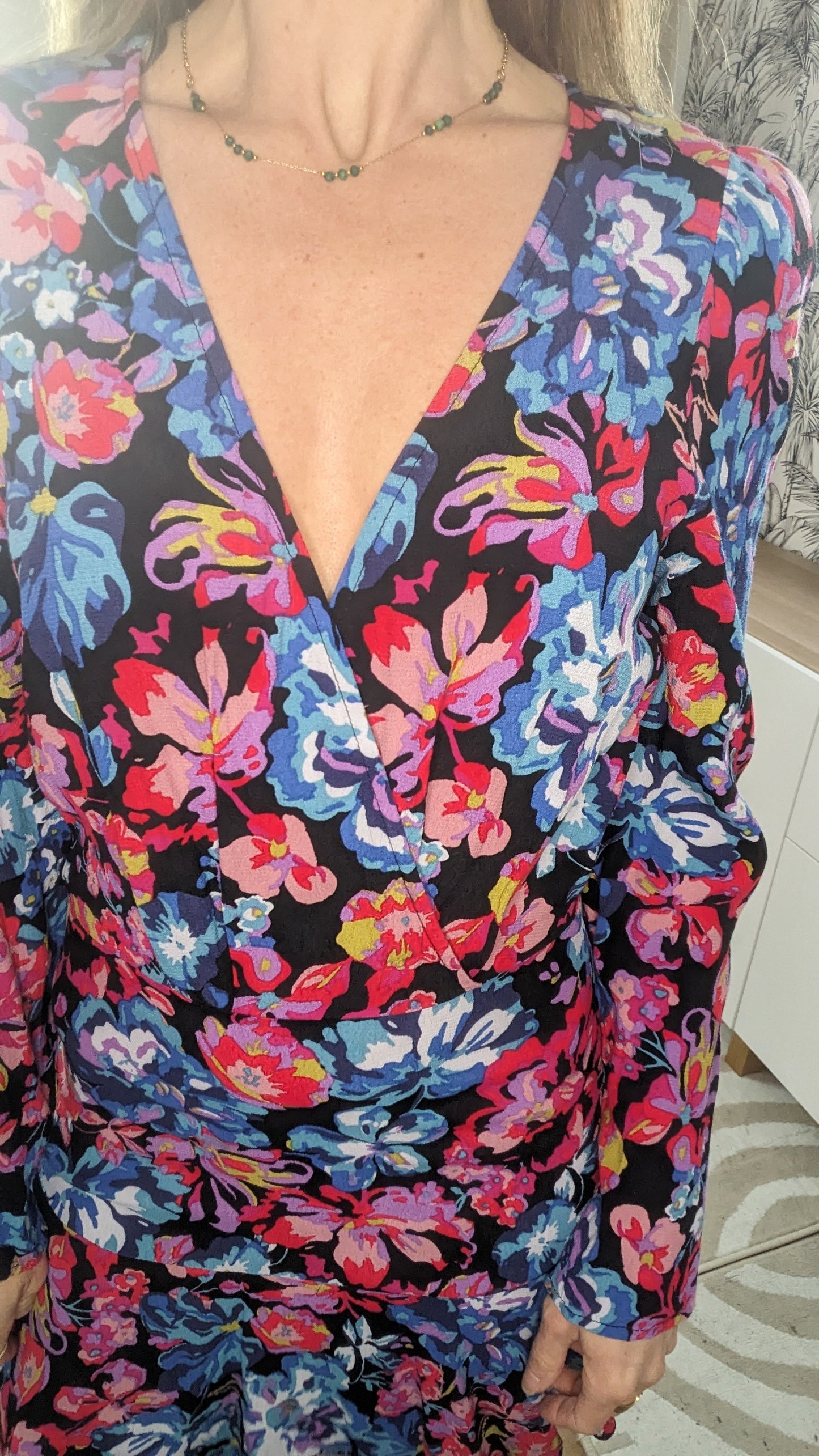 Robe romantique fleurie - H&M - 34