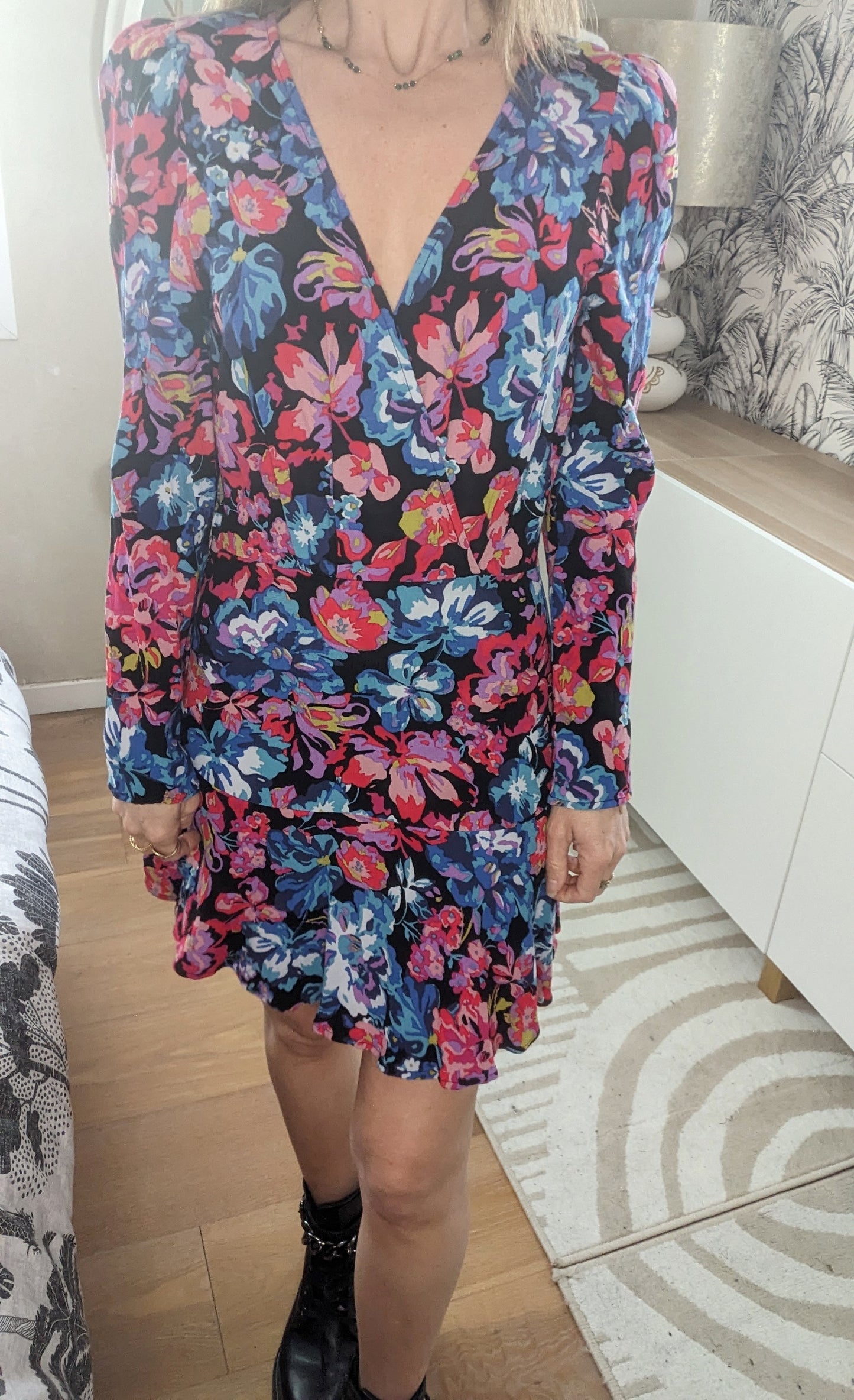Robe romantique fleurie - H&M - 34