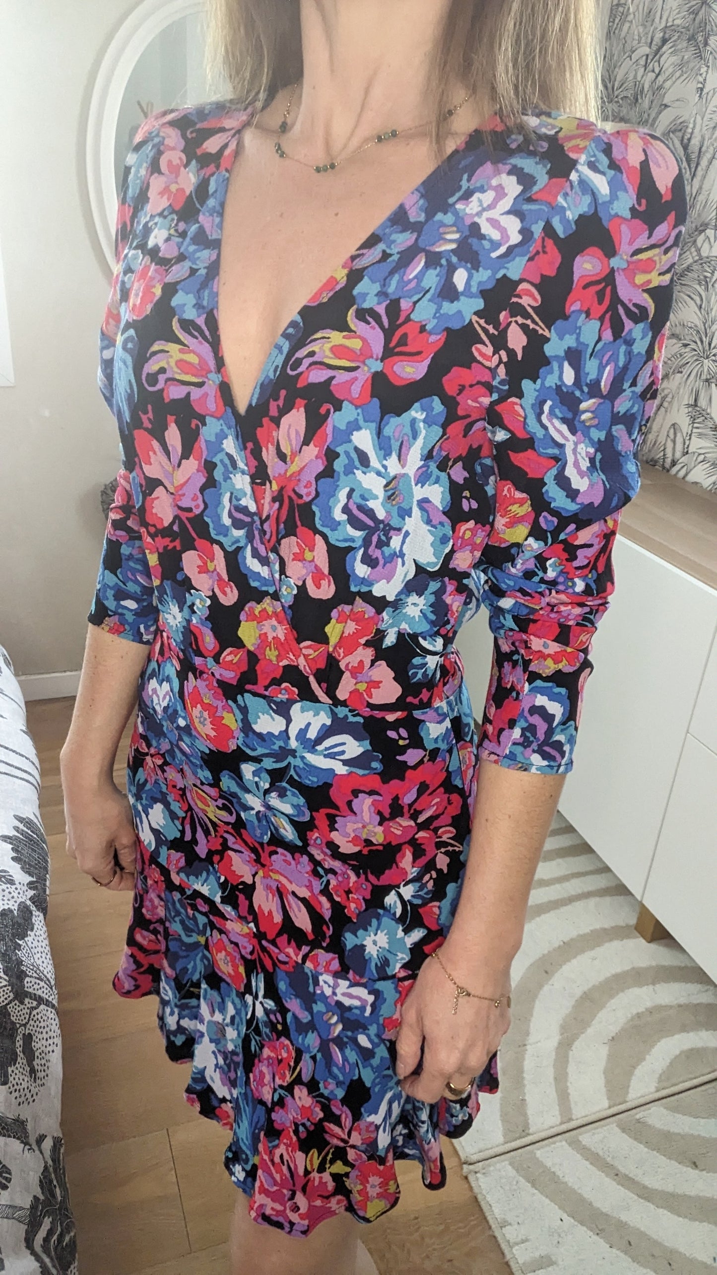 Robe romantique fleurie - H&M - 34
