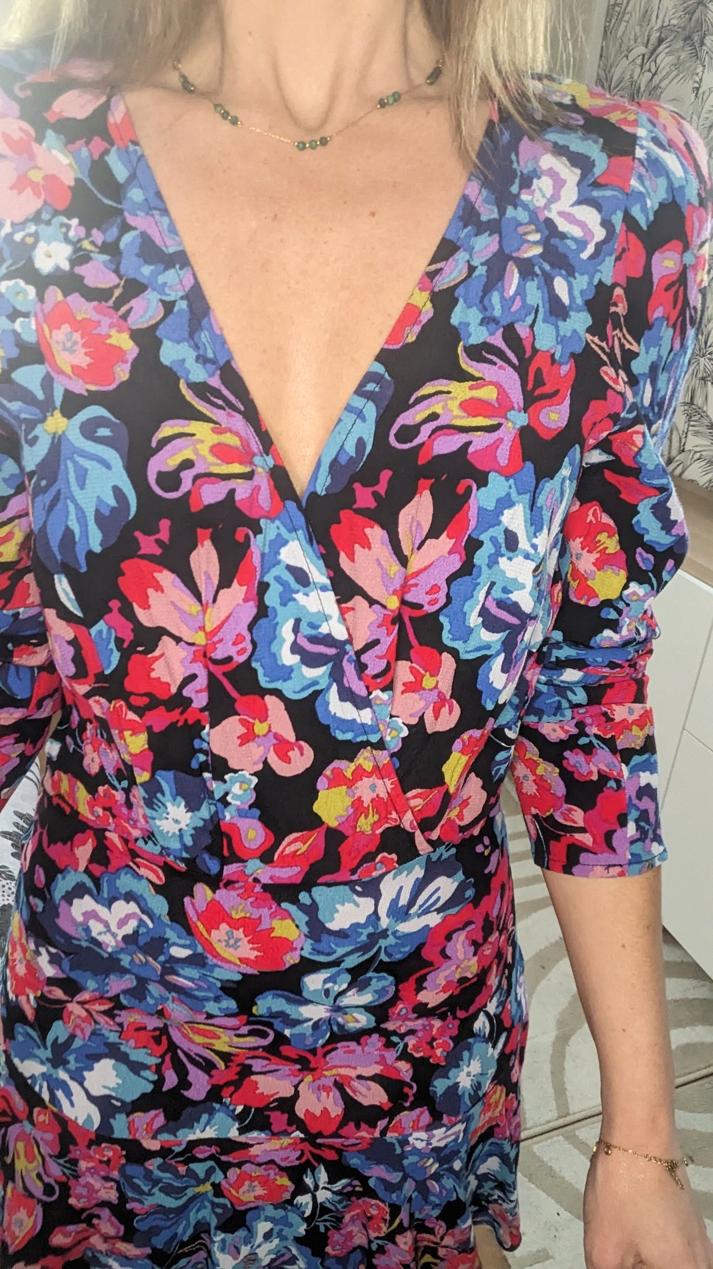 Robe romantique fleurie - H&M - 34