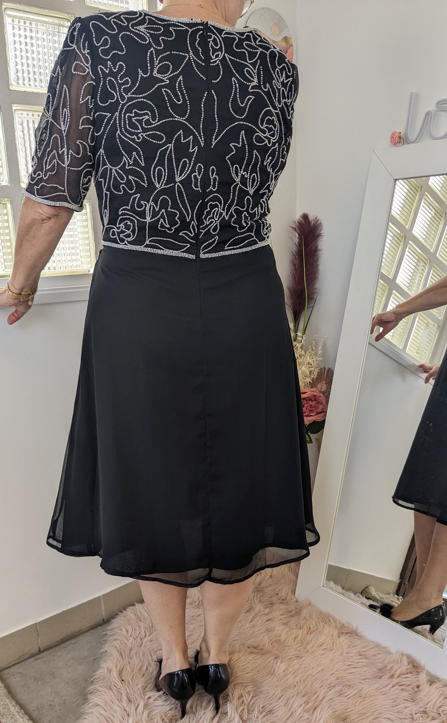 Robe broderies perles - Boutique - 44