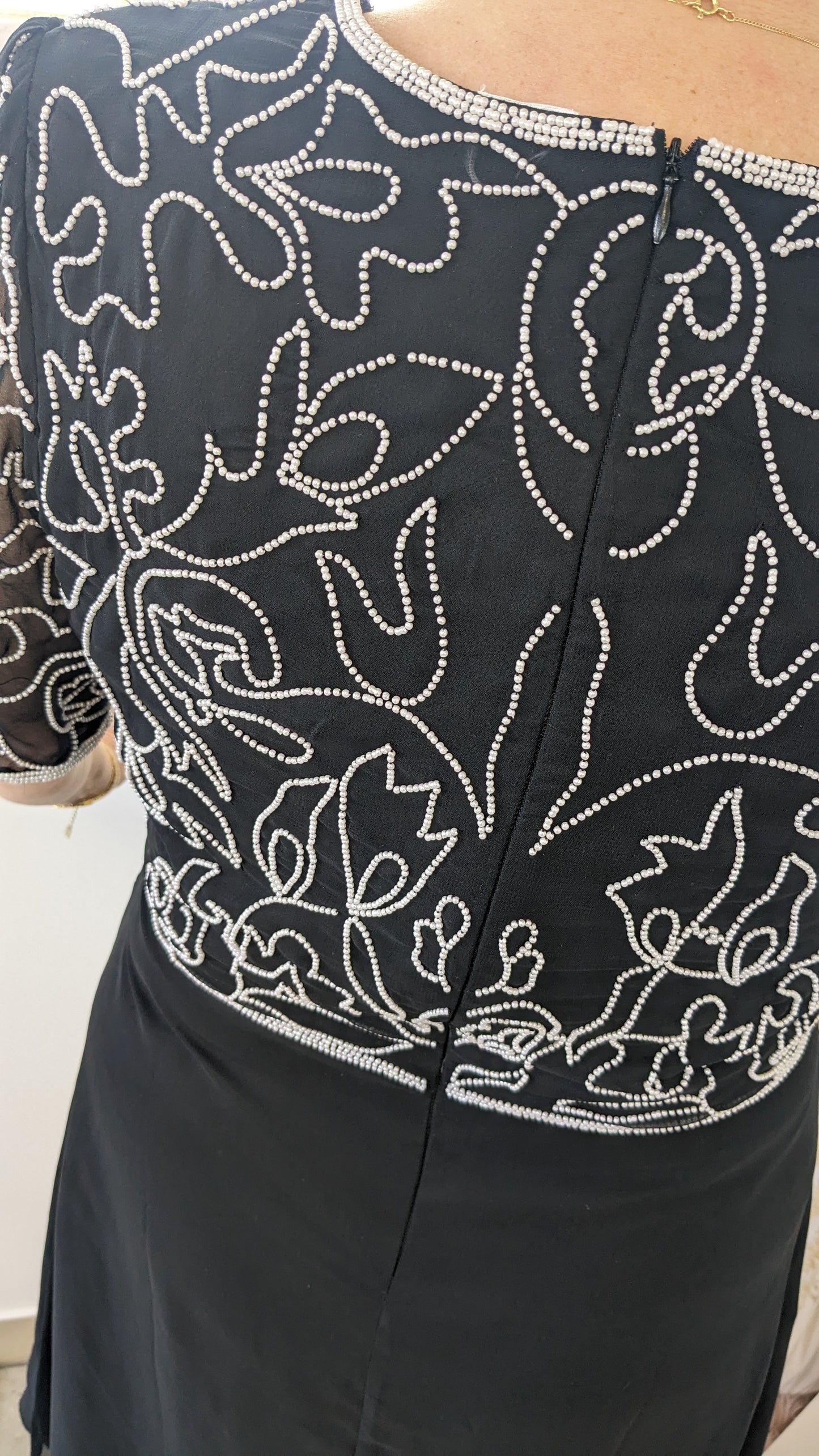 Robe broderies perles - Boutique - 44