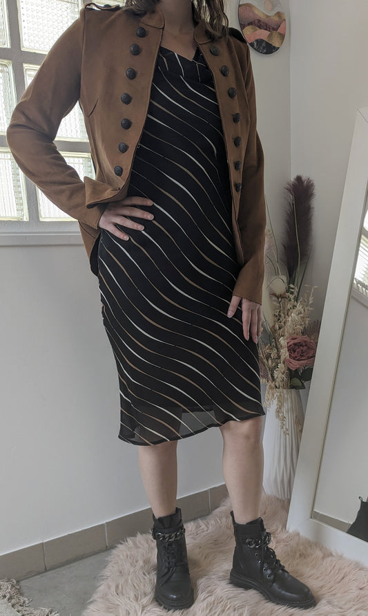 Robe midi lignes - Etam - 38
