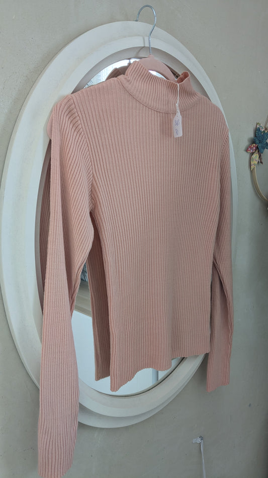 Pull rose clair fendu - Koton - 34