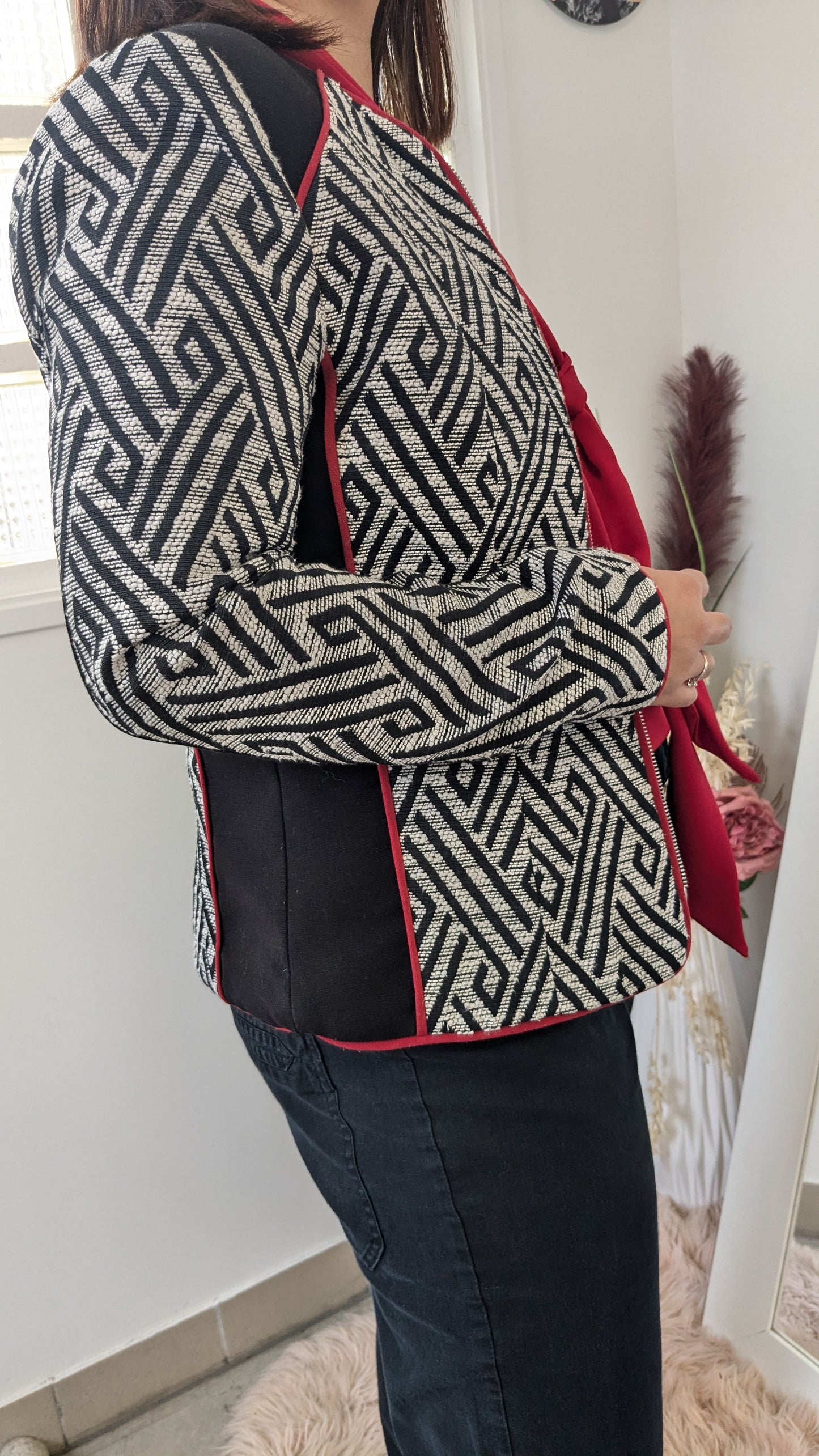 Veste mi-saison graphique - H&M - 36/38