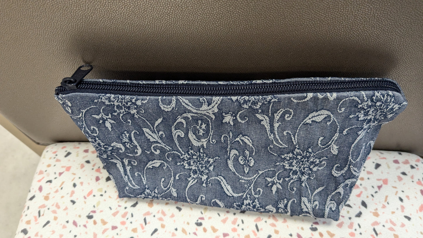 Pochette imprimé jeans dentelle - Création Sab'bobine - TU
